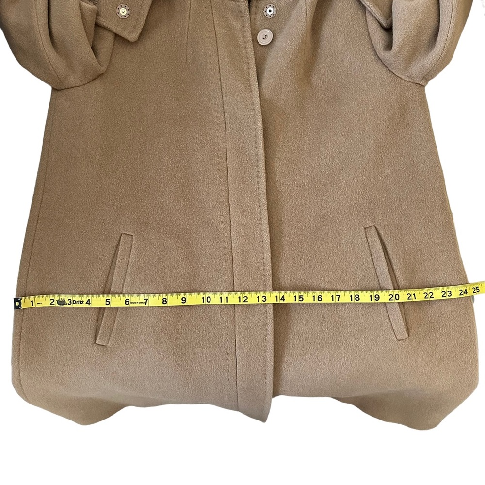 MaxMara STUDIO Angora Rabbit, SILK, & Wool Hooded Coat - Picture 8 of 12